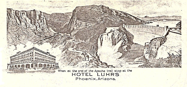 Hotel Luhrs letterhead
